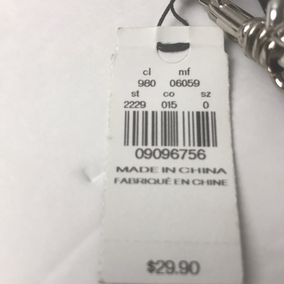 EXPRESS CLUTCH BAG WRISTLET BLACK/SILVER/WHITE NEW - Picture 11 of 11